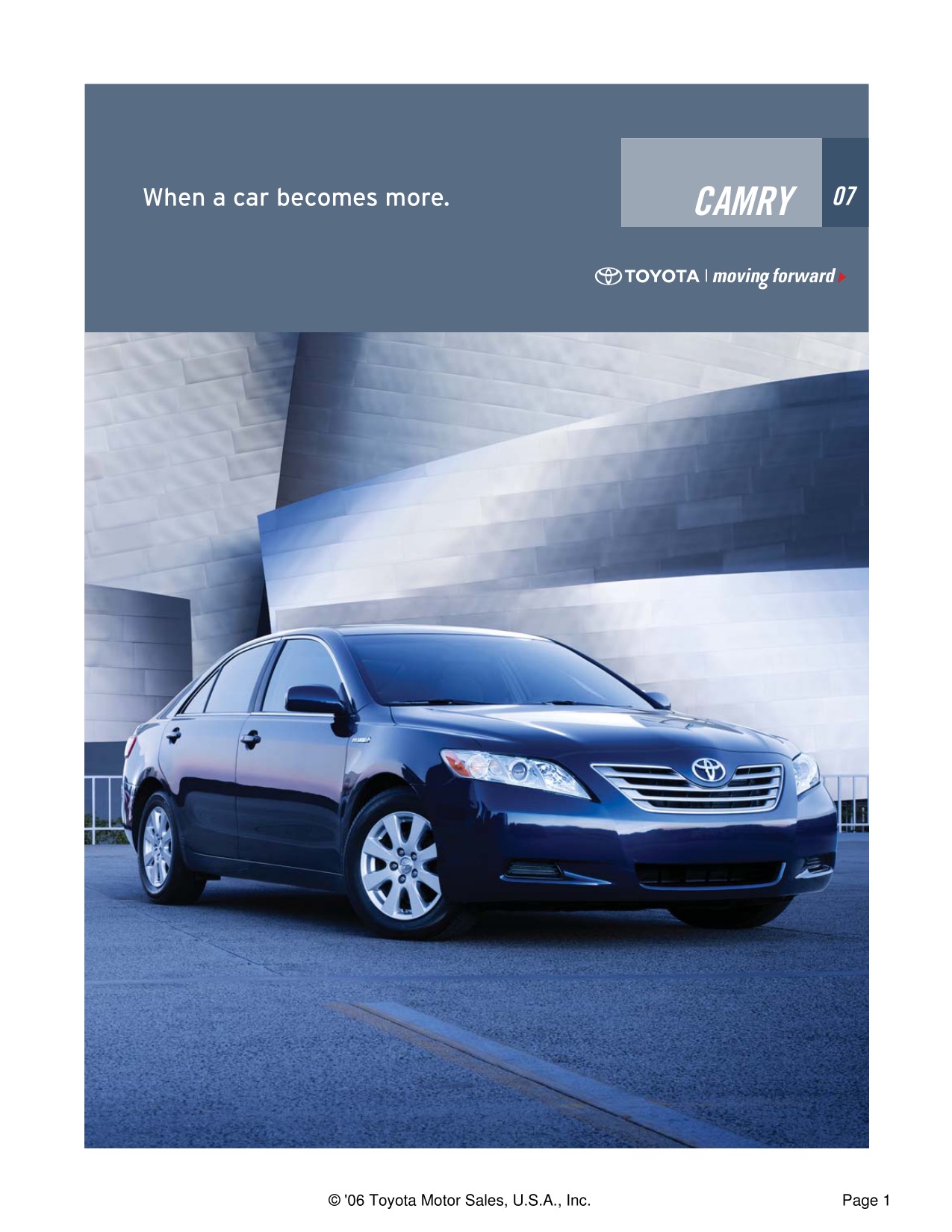 2007 Toyota Camry Brochure Page 17